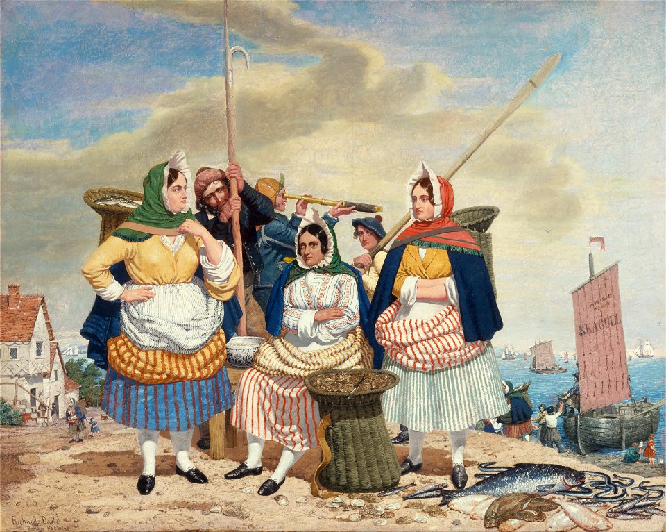 Richard Dadd - Fish Market by the Sea - Google Art Project