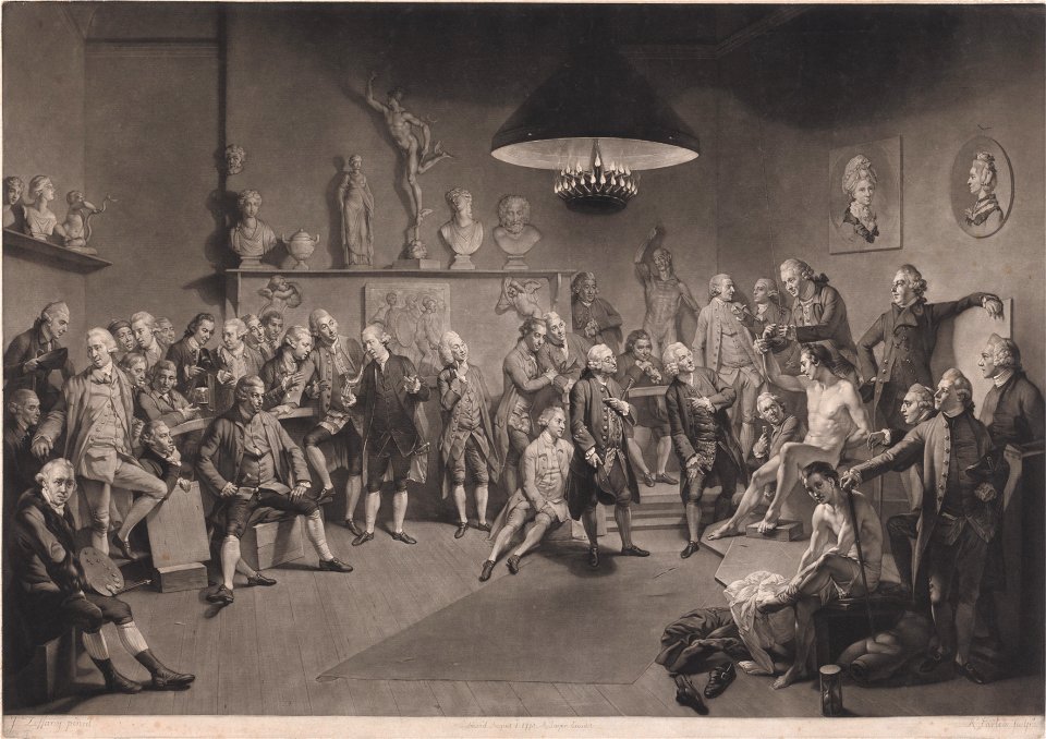 Richard Earlom - Life School at the Royal Academy - Google Art Project