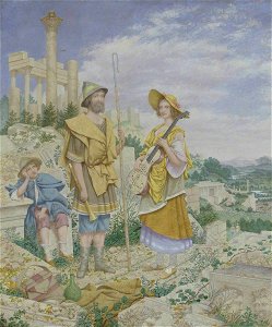 Richard Dadd (1817-1886) - Wandering Musicians - T12133 - Tate
