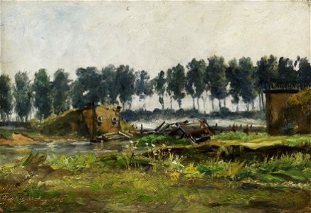 Richard Benno Adam Eingestürzte Brücke 1916