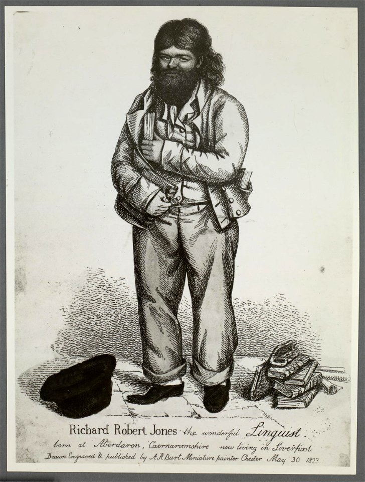 Richard Robert Jones the wonderful linguist, born at Aberdaron, Caernarvonshire, now living in Liverpool (5228115)