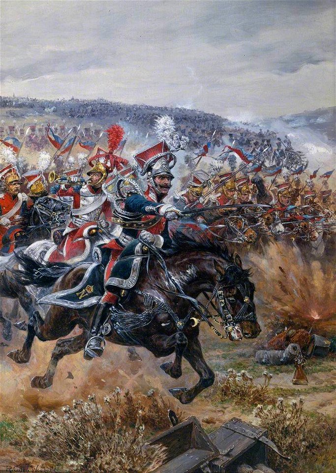 Richard Caton Woodville (1856-1927) - Poniatowski's Last Charge at Leipzig - N05205 - National Gallery