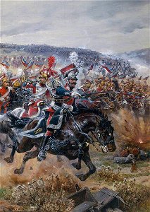 Richard Caton Woodville (1856-1927) - Poniatowski's Last Charge at Leipzig - N05205 - National Gallery