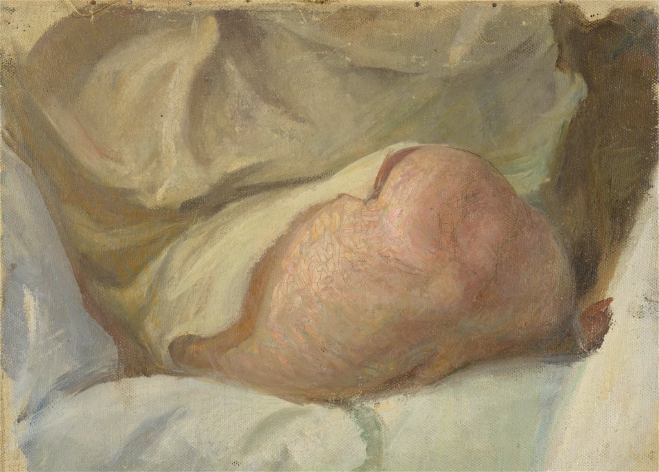 Richard Bergh Study for Gustaf Fröding's Knee Thielska 22u