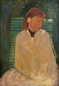 Richard Bergh Girl on a Garden Seat Thielska 22g