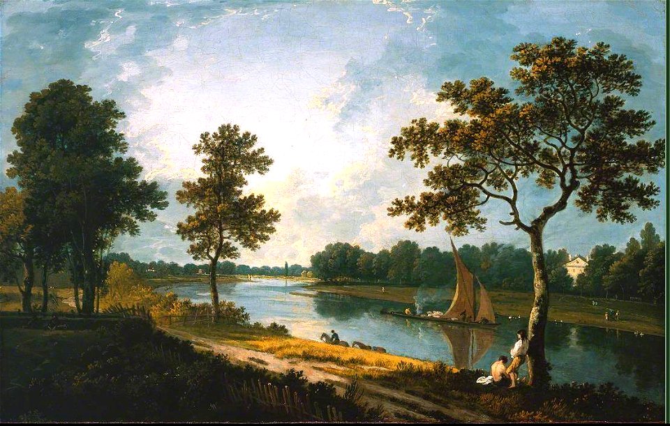 Richard Wilson (1713-1714-1782) - The Thames near Marble Hill, Twickenham - N04874 - National Gallery