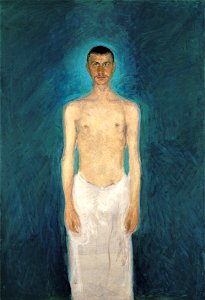 Richard Gerstl - Semi-Nude Self-Portrait - Google Art Project