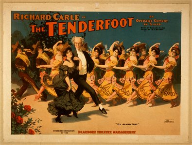 Richard Carle in The tenderfoot an operatic comedy in 3 acts - book by Richard Carle ; music by H.L. Heartz. LCCN2014635752