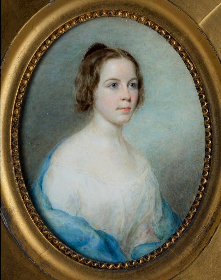 Richard Morrell Staigg - Hannah Crocker Bowles Wolff (Mrs. Phillip Wolff) (1827-1872) - 1934.21 - Fogg Museum