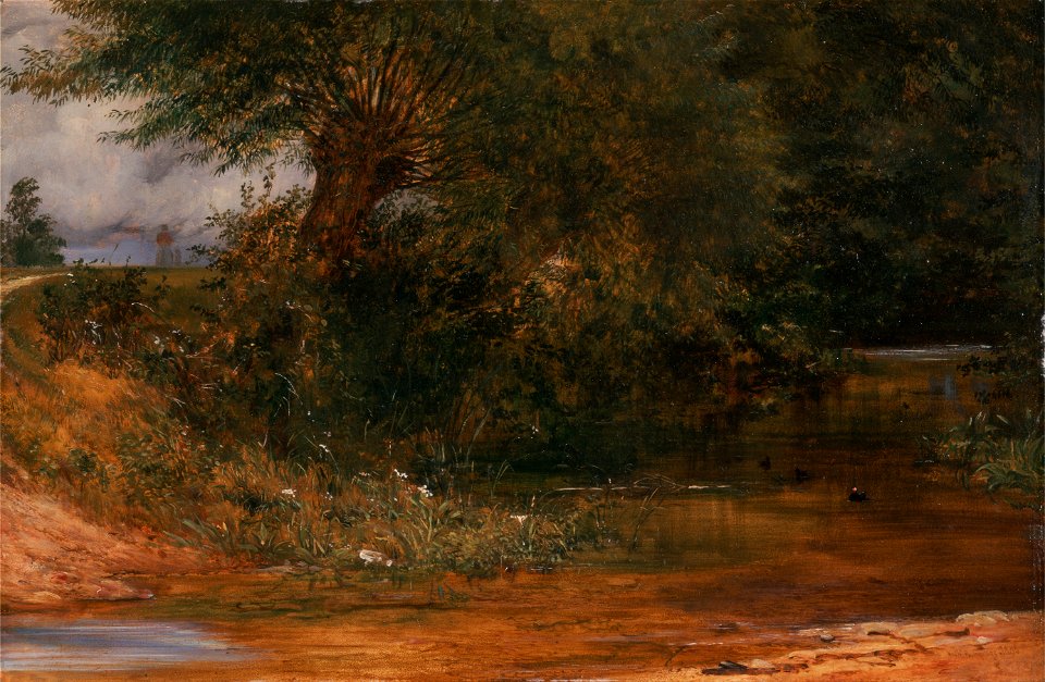 Richard Redgrave - The Moorhen's Haunt - Google Art Project