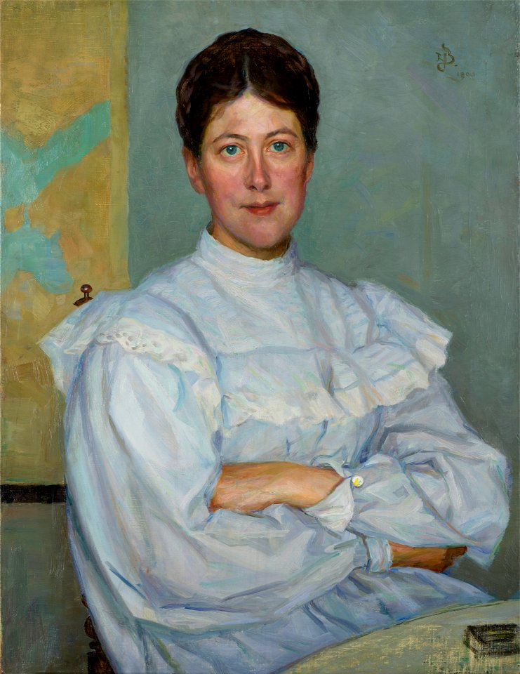 Richard Bergh Portrait of Gerda Bergh The Artist's Second Wife Thielska 22m