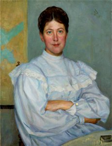 Richard Bergh Portrait of Gerda Bergh The Artist's Second Wife Thielska 22m