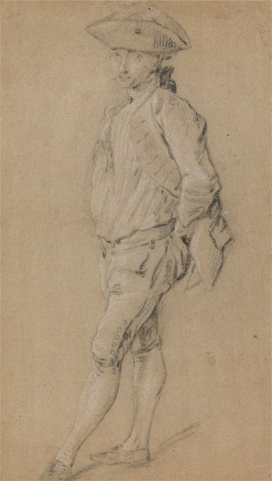 Richard Wilson - Full-length Study of a Young Man - Google Art Project