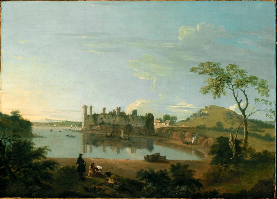 Richard Wilson - Caernarvon Castle - 1998.1 - Detroit Institute of Arts