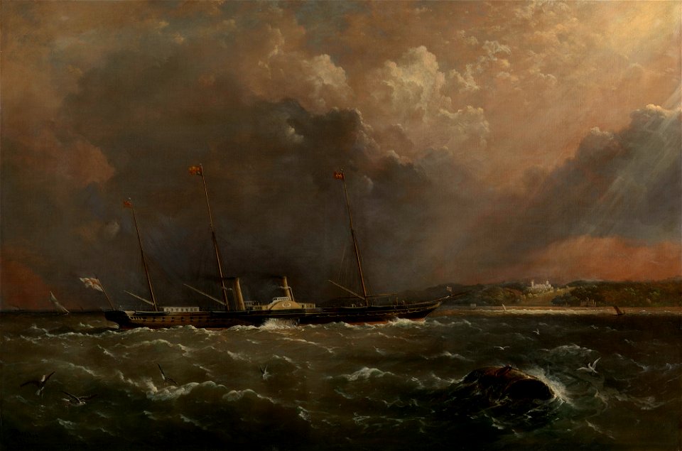 Richard Brydges Beechey (1808-95) - HMY Victoria and Albert II - RCIN 406268 - Royal Collection