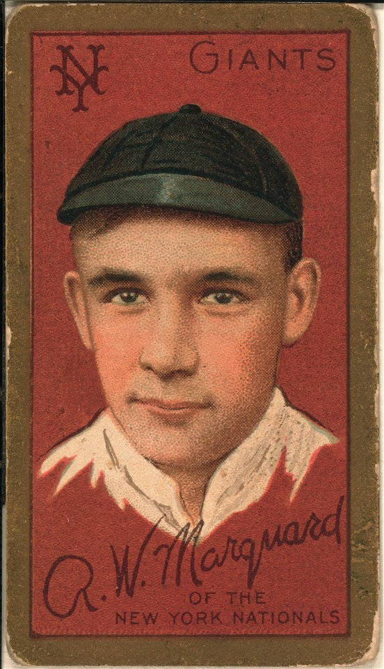Richard Marquard, New York Giants, baseball card portrait LCCN2008677494