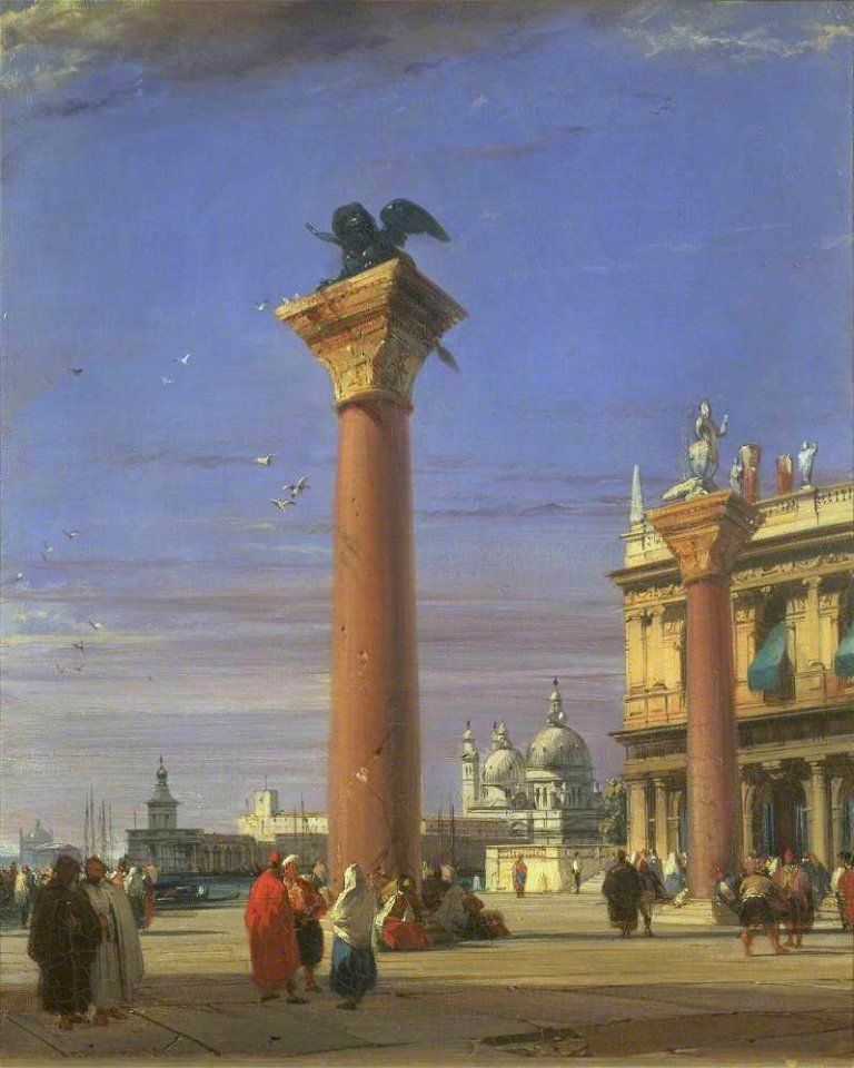 Richard Parkes Bonington (1802-1828) - View of the Piazzetta near the Square of St Mark, Venice - N00374 - National Gallery