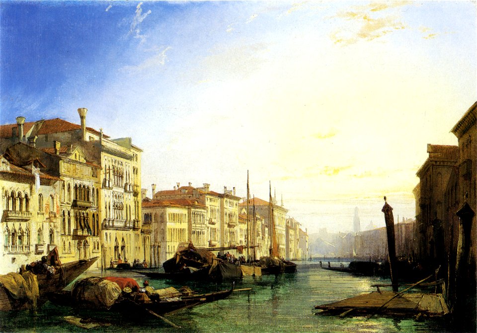 Richard Parkes Bonington Venice Grand Canal