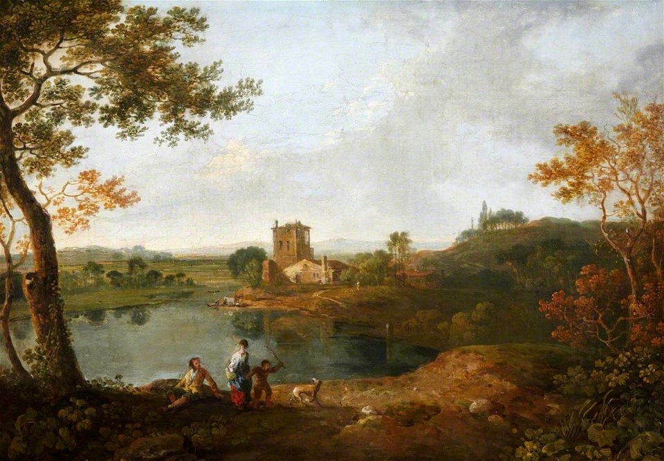 Richard Wilson (1713-1714-1782) - An Italian Landscape - EU0746 - The Torrie Collection