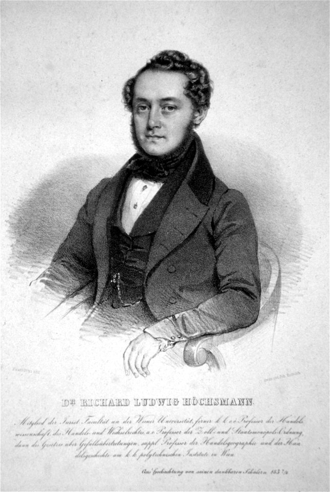 Richard Ludwig Höchsmann Litho