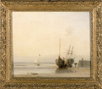 Richard Parkes Bonington - Calais Jetty, France - Google Art Project