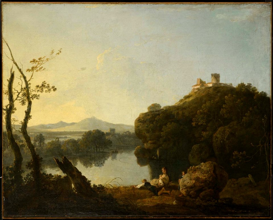 Richard Wilson - River Landscape with a Boy Fishing (On the Arno) - 51.449 - Museum of Fine Arts