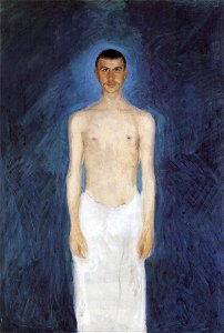 Richard Gerstl - Semi-Nude Self-Portrait