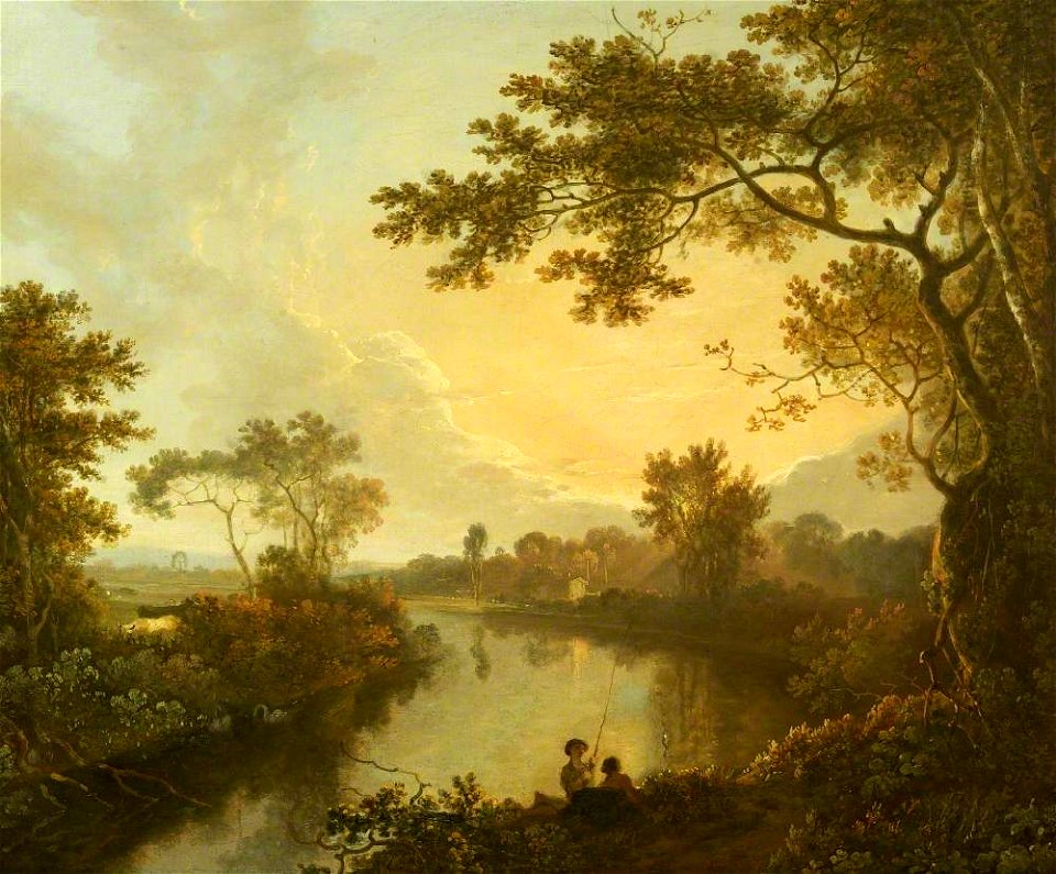 Richard Wilson (1713-1714-1782) - View of the River Dee near Eaton Hall, Cheshire - 20942 - National Trust