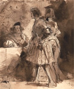 Richard Parkes Bonington - Goetz Von Berlichingen Before The Imperial Magistrate - Google Art Project