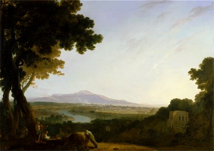 Richard Wilson - Rome from the Villa Madama - Google Art Project