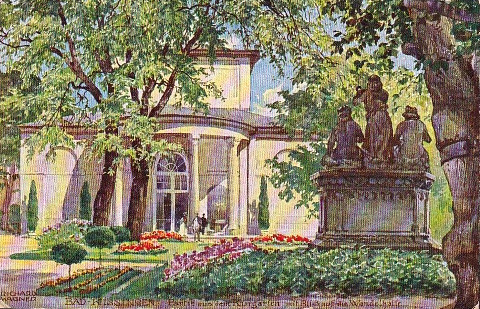 Richard Wagner Bad Kissingen Kurgarten Wandelhalle