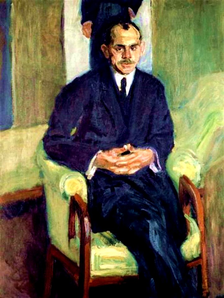 Richard Gerstl - Bildnis eines sitzenden Mannes