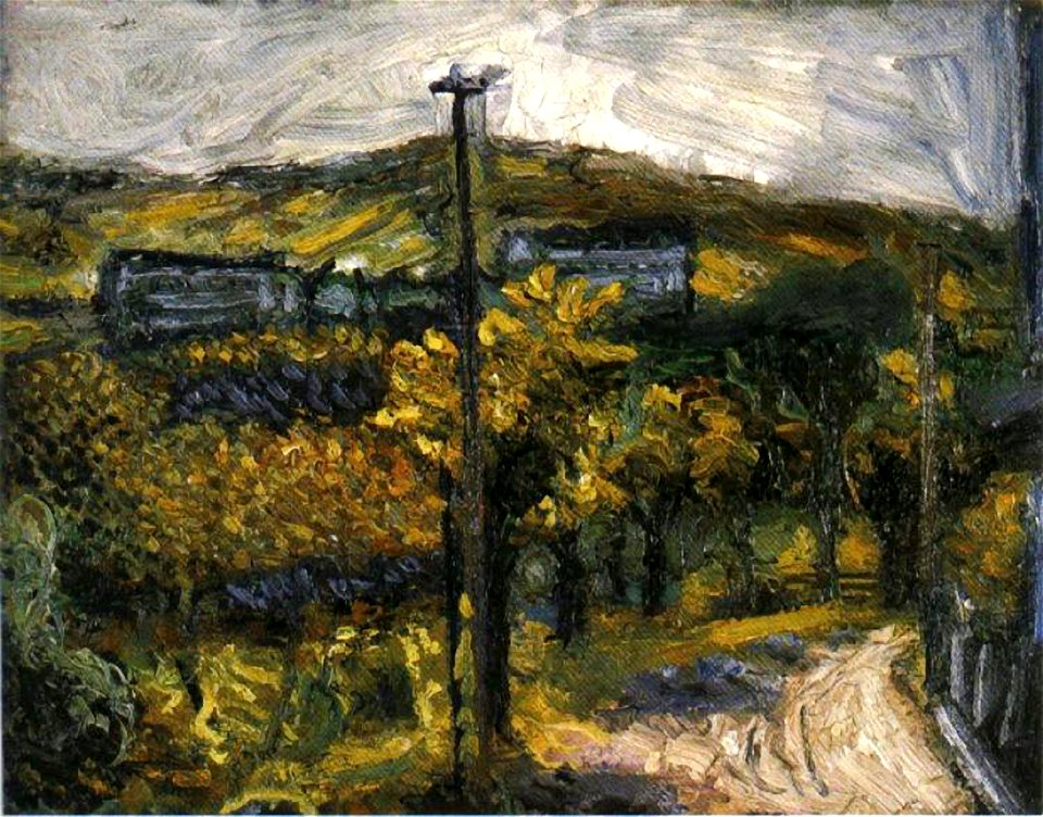 Richard Gerstl - Die Straße (Motiv aus Nußdorf), Autumn 1907