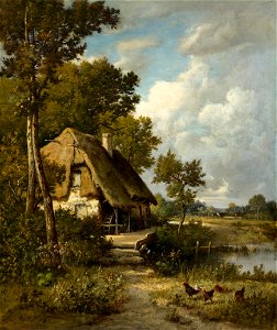 Léon Richet - Le moulin a eau (1878)