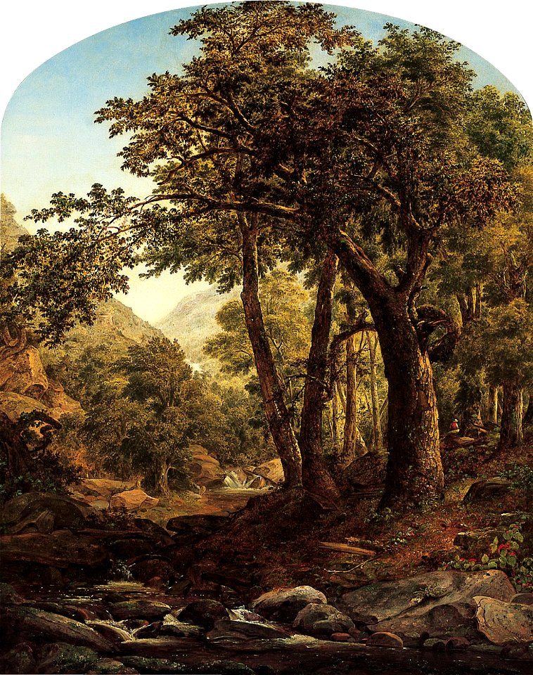 'Meditation in the Catskills' by Thomas Addison Richards