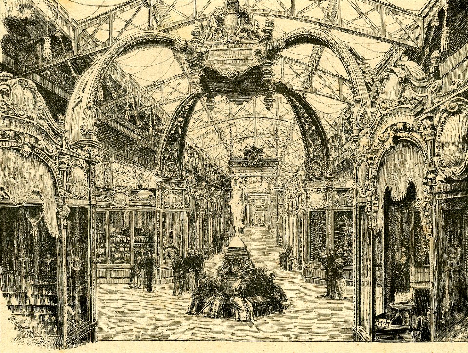 Ricordi dell’esposizione di Parigi. – Il Padiglione degli astucci e dei marocchini