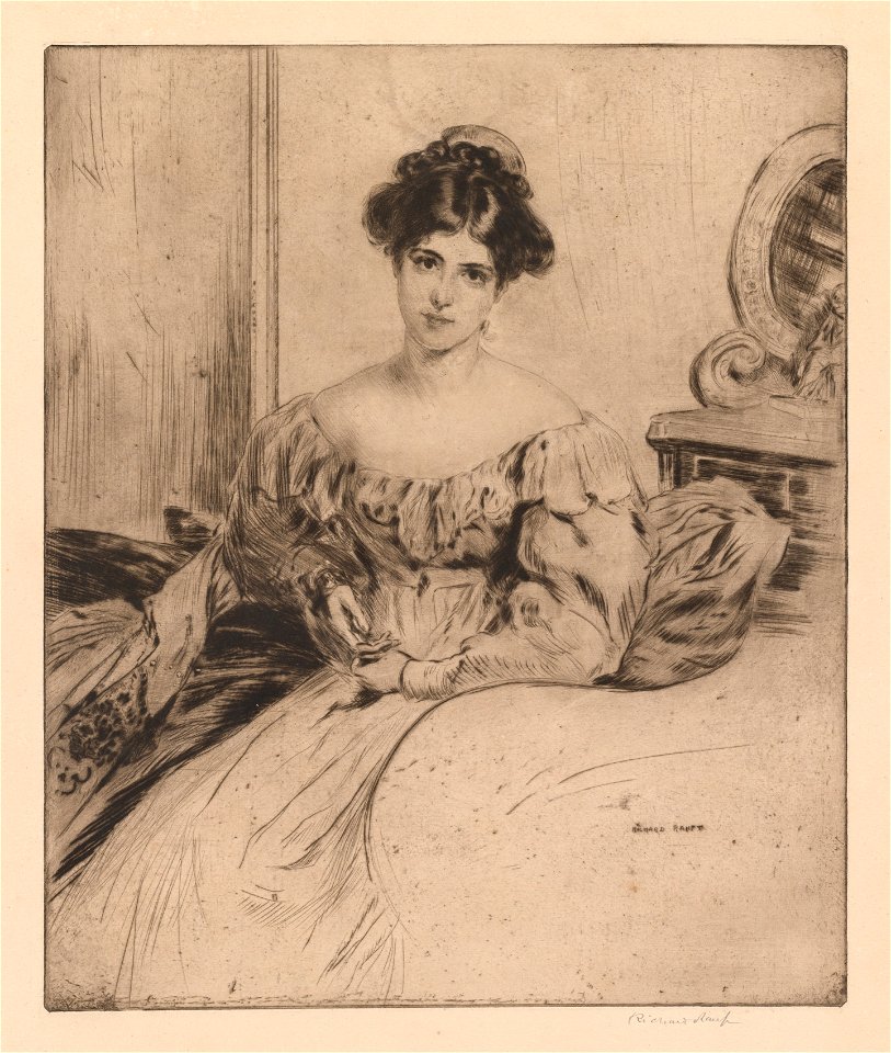 Richard Ranft (Swiss, 1862-1931) - Madmoiselle Raymonde - 2016.235 - Cleveland Museum of Art
