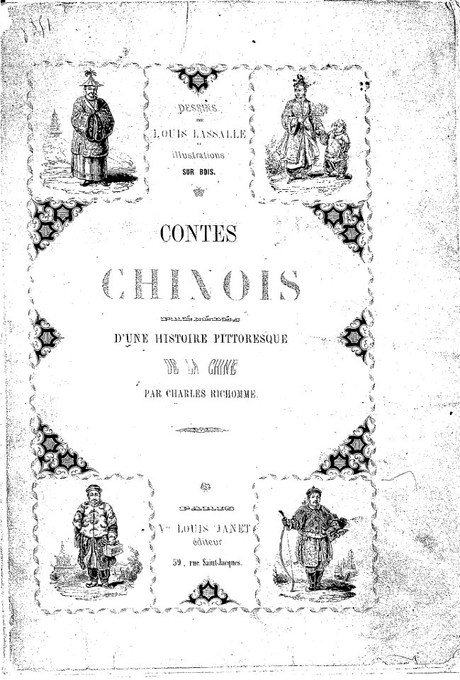 Richomme - Contes chinois, précédés d'une Esquisse pittoresque de la Chine, 1844 (page 1 crop)