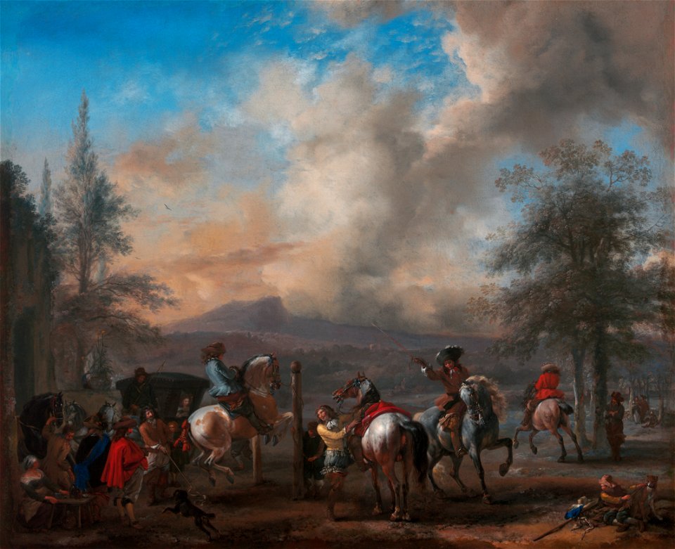 Riding School, by Philips Wouwerman