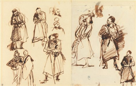 Richard Parkes Bonington - Studies for Shylock - Google Art Project