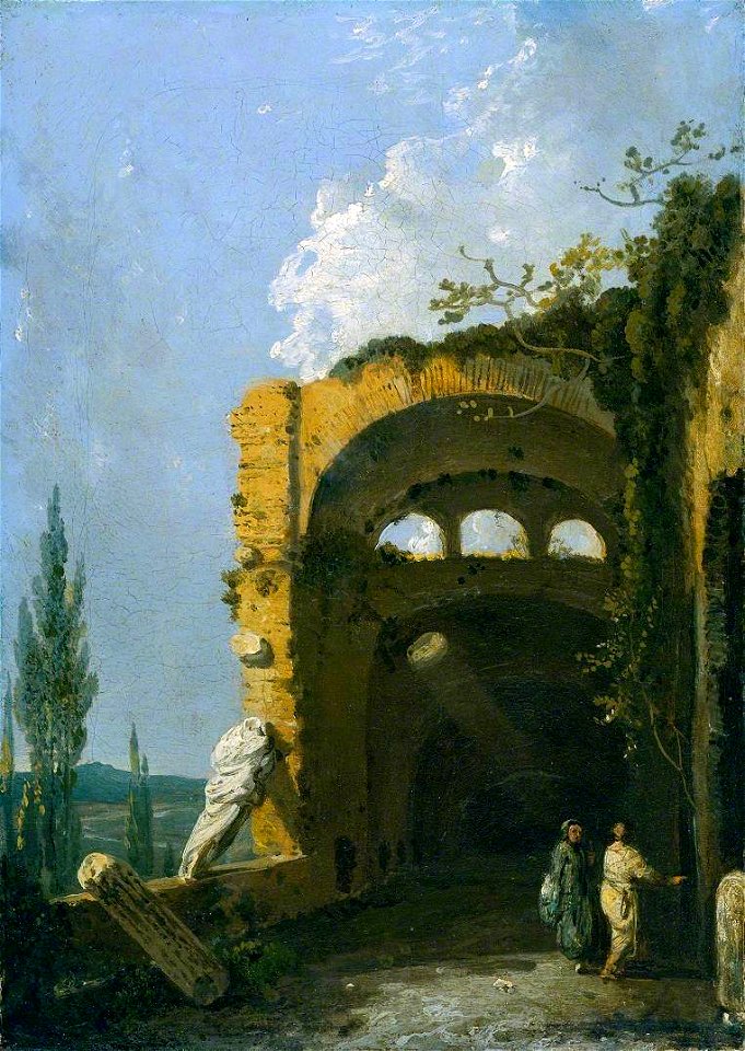 Richard Wilson (1713-1714-1782) - Maecenas' Villa, Tivoli - N00303 - National Gallery