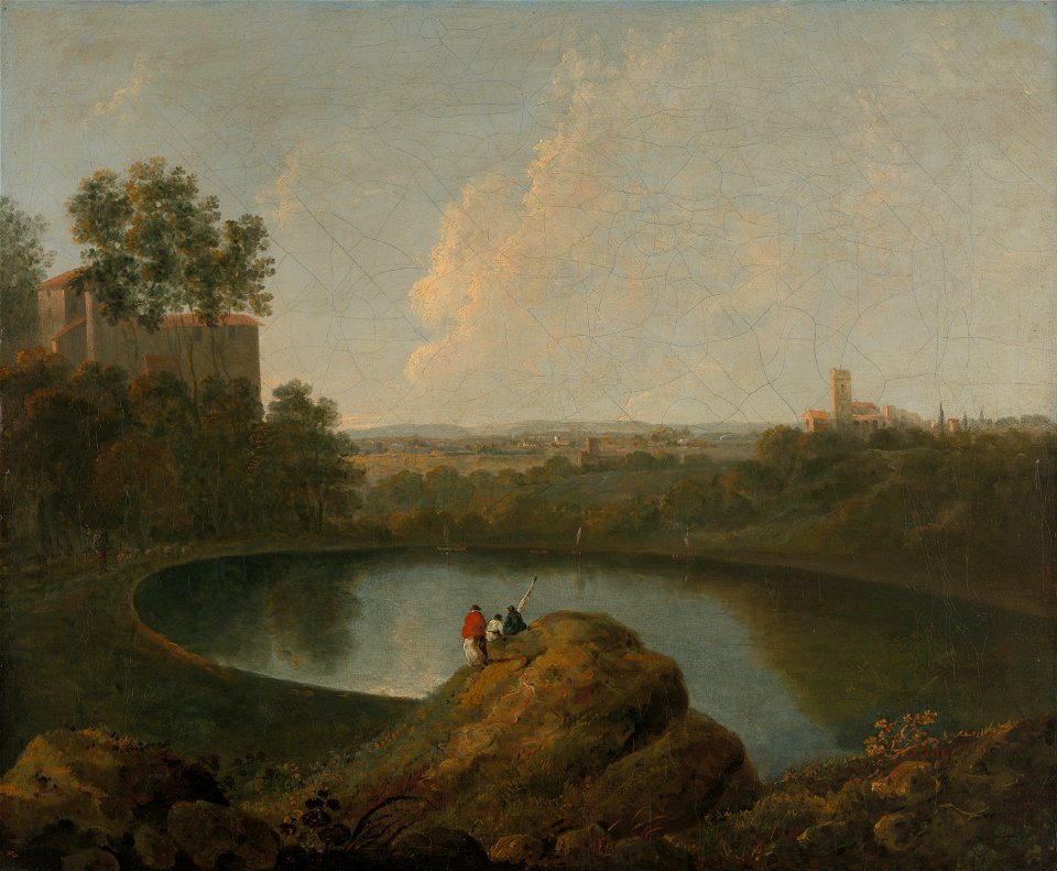 Richard Wilson - The Head of Lake Nemi - Google Art Project