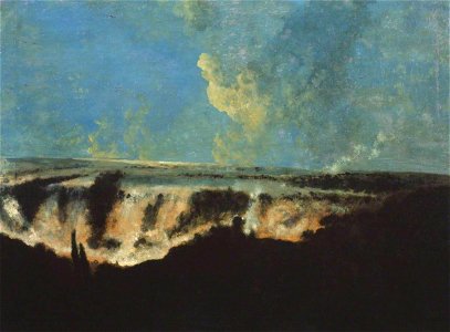 Richard Wilson (1713-1714-1782) (studio of) - Niagara Falls - N01891 - National Gallery