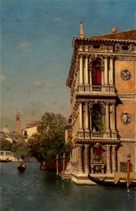 Ca' Rezzonico, Venezia by Martín Rico y Ortega