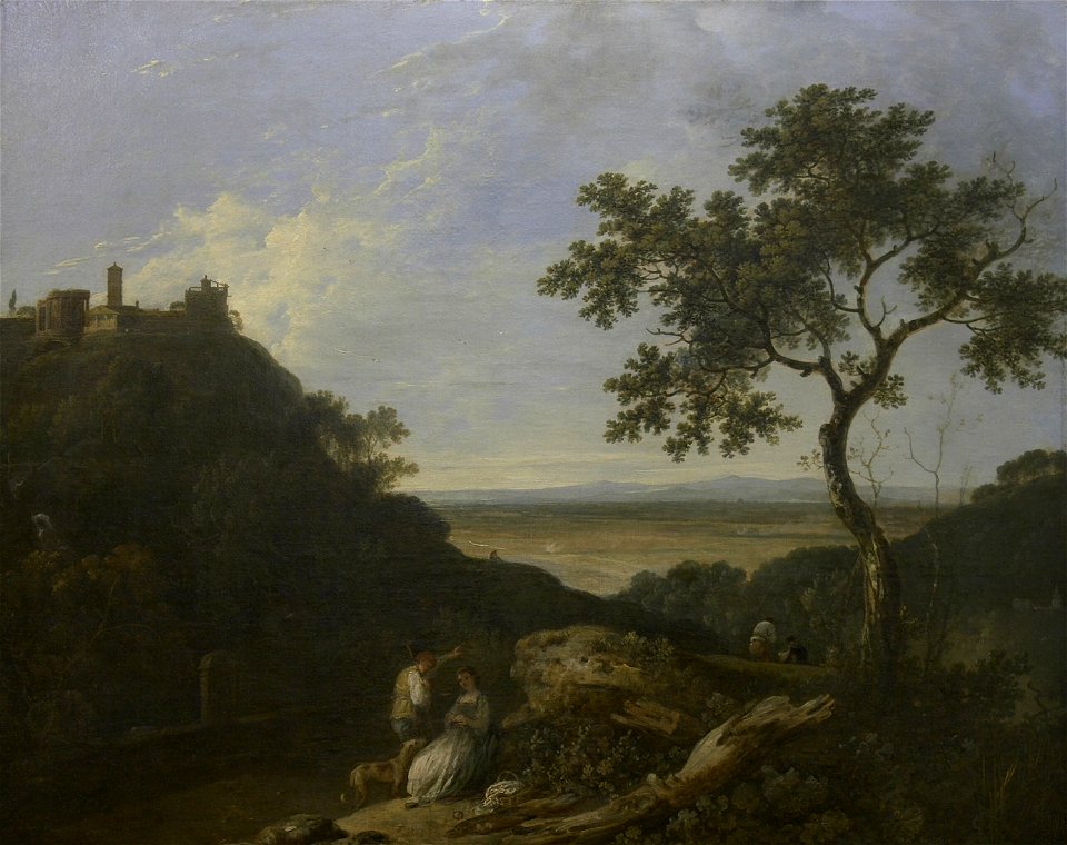 Richard Wilson - Tivoli–Temple of the Sibyl and the Campagna - y1991-42 - Princeton University Art Museum