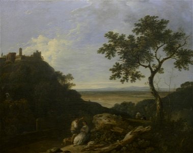 Richard Wilson - Tivoli–Temple of the Sibyl and the Campagna - y1991-42 - Princeton University Art Museum