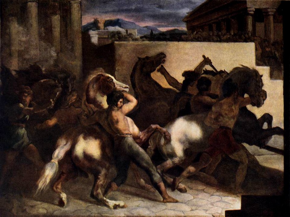 Riderless Horse Races 1817 Theodore Gericault