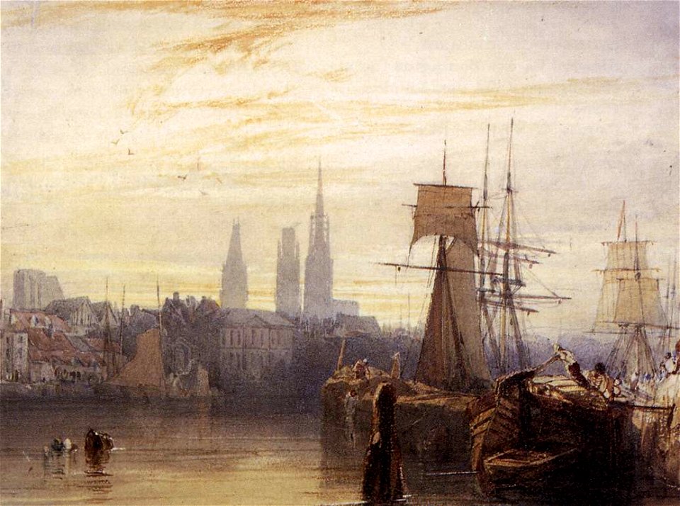 Richard Parkes Bonington - Rouen - WGA02431