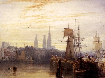 Richard Parkes Bonington - Rouen - WGA02431