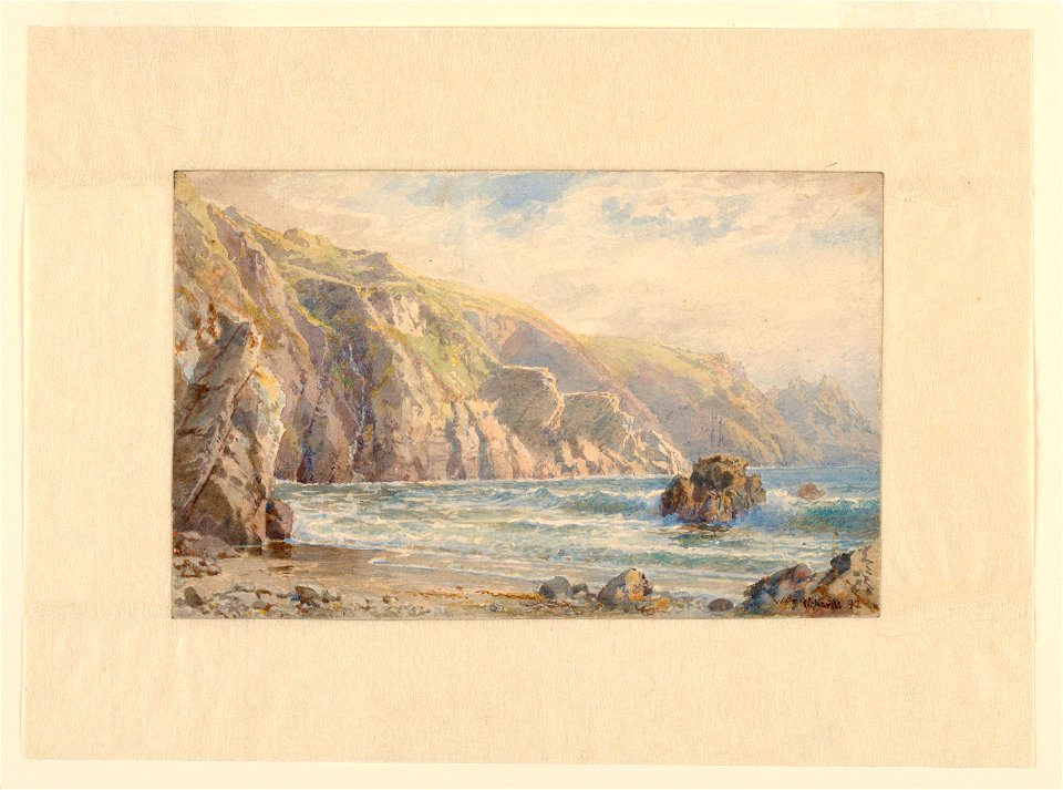 Drawing, Moulin Huet Bay, Guernsey, 1897 (CH 18396349)